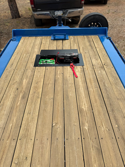 12k Flush Mount Trailer Winch Box