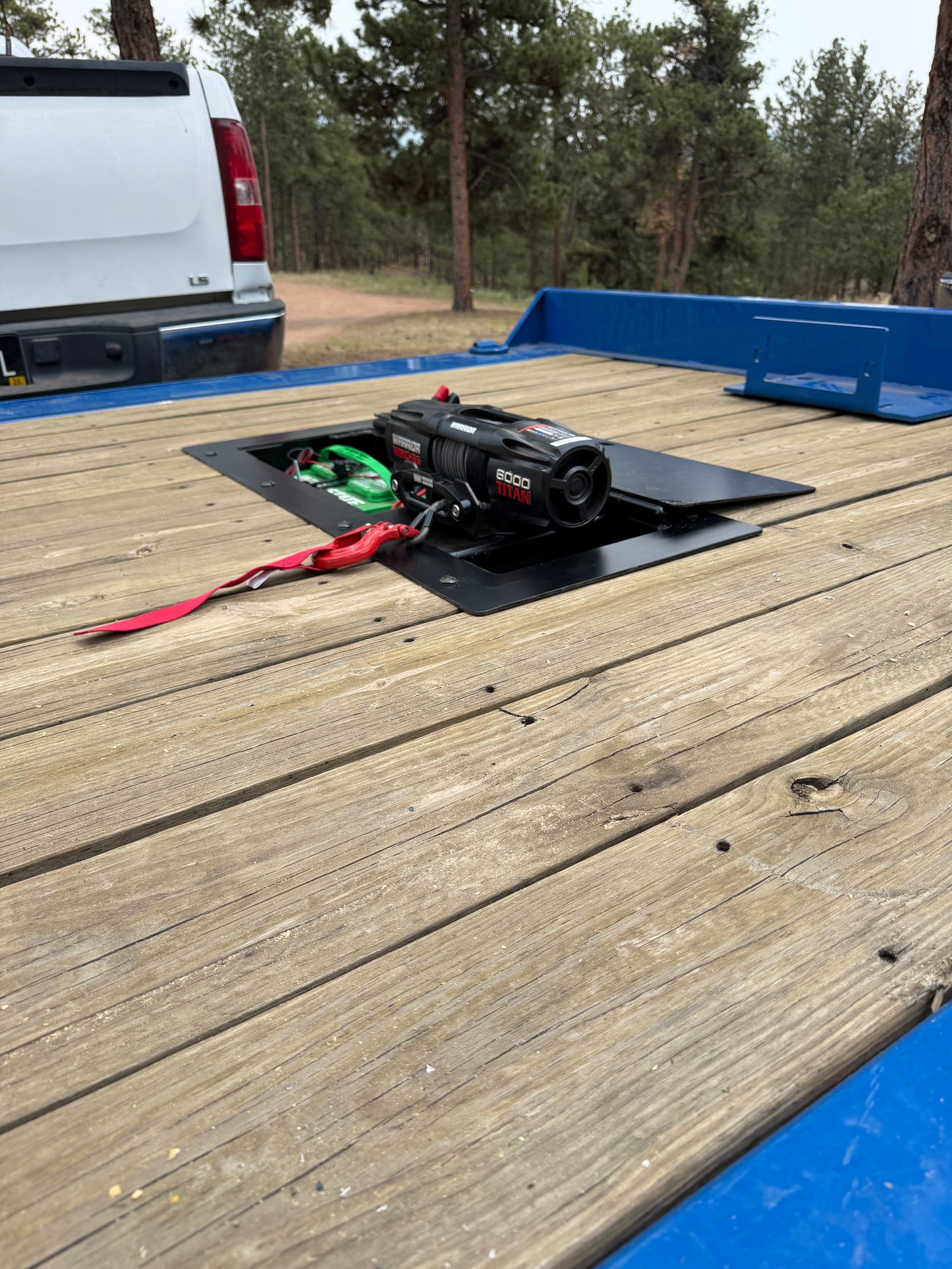 12k Flush Mount Trailer Winch Box