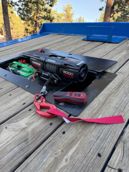 12k Flush Mount Trailer Winch Box